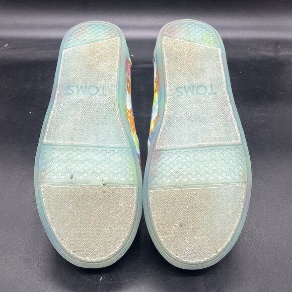 TOMS Alpargata Spirograph Slip On  Youth Size 3 M Casual Shoes 10018085 - Picture 7 of 7